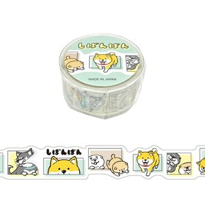 【MINDWAVE(マインドウェイブ)】 しばんばん マスキングテープ  ダイカット   ててて