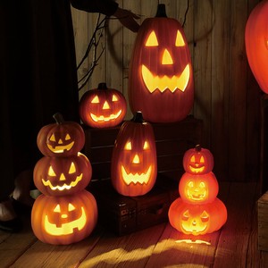 【予約販売】パンプキンライト　【飾り】【ハロウィン】【置物】【2025新作】