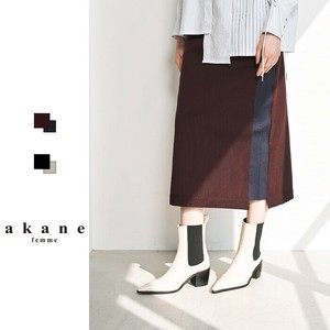 【2025秋冬予約販売】サイドライン美シルエット ニットスカート【セットアップ可】【手洗い可】