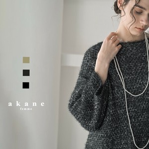 预购 毛衣/针织衫 针织套头衫 粗毛 9分袖