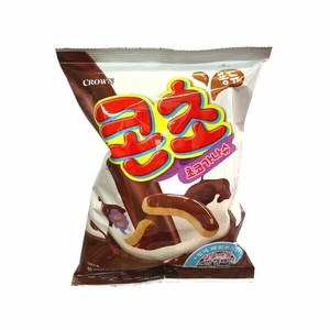 クラウン コーンチョ 66g 韓国お菓子 韓国チョコ味スナック