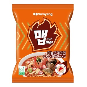 三養 メップ にんにく貝味ラーメン 韓国辛いあさりとえびの旨みたっぷりのスープ 【新発売】