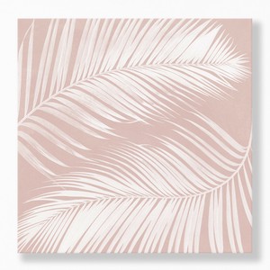 正方形キャンバスパネル 【 スカンディリーフ01 】ピンク 北欧アートパネル 抽象画 abstract ジャパンディ