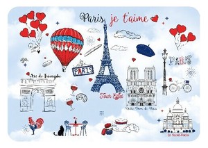 フランス直輸入　ランチョンマット/テーブルマット　”PARIS MONTGOLFIERE”