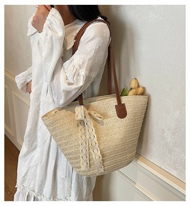 トートバッグ 2色 メッシュ ショッピングバッグ レスリボン かわいい