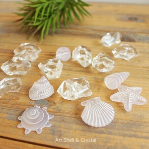 アートシェル＆クリスタルアイス　アクリルシェル　貝がら　氷　(1袋16個入)【New商品】