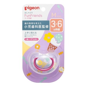 ピジョン　おしゃぶり　FunFriends（ファンフレンズ）　3〜6ヵ月/M スイーツ柄