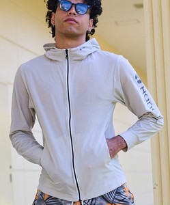 【HANGTEN】ラッシュガードフルジップパーカー★水陸両用 水着