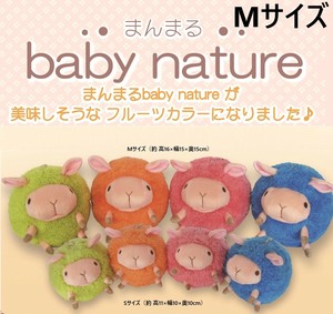 「ぬいぐるみ」まんまる baby nature マスコット　Mサイズ