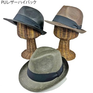 Felt Hat Ladies fashion PU Men's Vintage