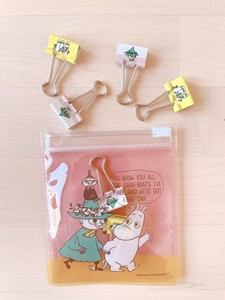 ムーミン　ダブルクリップ　2柄各3個入　MON62