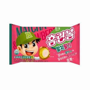 ヘテ ホームランボール 抹茶イチゴ 49g サクッと抹茶シュー＆トロッといちごクリーム NEW!!