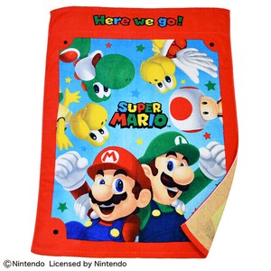 任天堂 マリオ マリオスターズ　お昼寝ケット　タオルケット