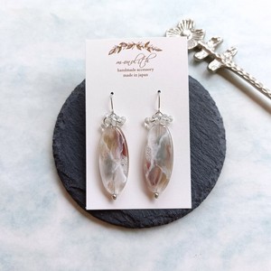 Pierced Earrings Silver Post