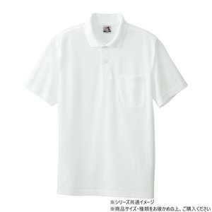 桑和 27 半袖ポロシャツ(胸ポケット) Lサイズ ホワイト(0)