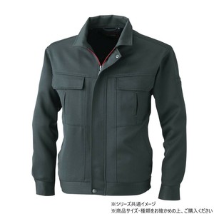 桑和 1113 長袖ブルゾン Mサイズ チャコールグレー(23)