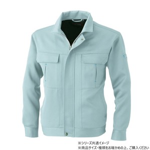 桑和 1113 長袖ブルゾン 4Lサイズ モスグリーン(107)