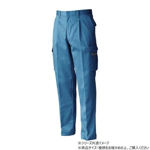 桑和 1528 ワンタックカーゴパンツ 91サイズ ブルー(8)