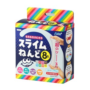 タピオカスライムねんど8色セット　個装袋