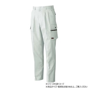 桑和 1998 ツータックカーゴパンツ 82サイズ シルバーグレー(22)