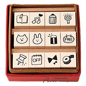 ぷち アイコンスタンプ　12本セット　YMS-05