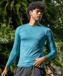 【K-SWISS】コンプレッションサーフ長袖Tシャツ★水陸両用 水着
