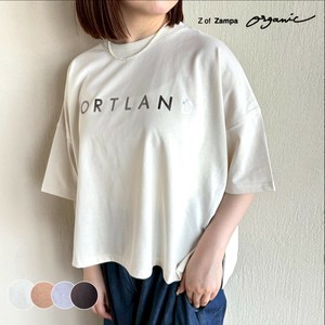 【2025SS新作】【吸水速乾】ワイドシルエット箔ロゴTシャツ
