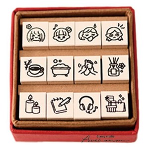 ぷち アイコンスタンプ　12本セット　YMS-10