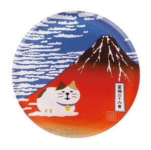 concombre 旅猫 in 浮世絵アクリルマグネット 赤富士 ZCB-29699