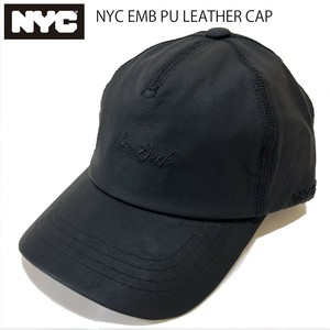 Baseball Cap Faux Leather Unisex