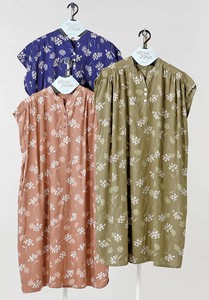 Tunic Sleeveless Dress Tunic Floral Pattern Rayon