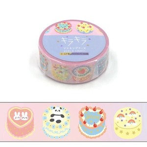WORLD CRAFT Washi Tape Kira-Kira Masking Tape cake