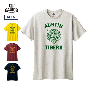 半袖Tシャツ AUSTIN ロゴ タイガー プリント 5.6オンス トップス カットソー メンズ ユニセックス