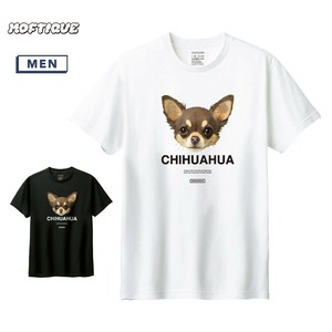 T-shirt Printed Short-Sleeved T-Shirt Chihuahua Unisex Dog Men's Cut-and-sew
