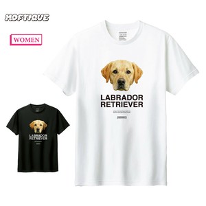 T-shirt Ladies fashion Printed Short-Sleeved T-Shirt Dog Cut-and-sew