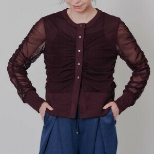 Cardigan Tulle Gather