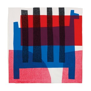Tenugui Towel Red Japanese Style Stripe Face Made in Japan