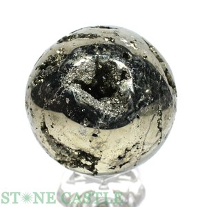 ☆一点物☆【置き石】丸玉 パイライト (3A) 約53mm No.29 【天然石 パワーストーン】