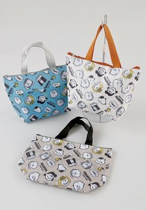 スヌーピー ポケット付保冷バッグ　保冷トートバッグ　ランチバッグ　キャラクター　バッグ　 SNOOPY