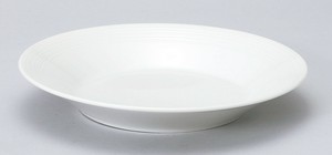 深皿 全3サイズ ルミネ ホワイト/22cm 25cm 28cm 日本製