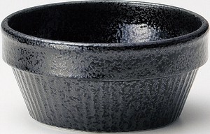 [スフレ皿]全3サイズ スタックスフレ 黒耀/10cm 12cm 14cm 日本製