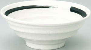 丼 全2サイズ 鳴門 粉引 黒刷毛目/20cm 21cm 日本製