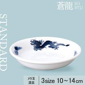 大餐盘/中餐盘 深盘 10cm 日本制造