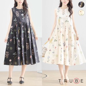 【2025新作】【M〜L】フローラルコットンワンピース(N82-331)（1号店）FM1