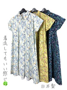 洋装/连衣裙 口袋 A字 洋装/连衣裙 日本制造