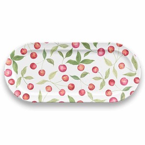 アボード ベリーズ＆チェリーズ 大皿 45cm おしゃれ 食器 食洗機対応 プラスチック さくらんぼ