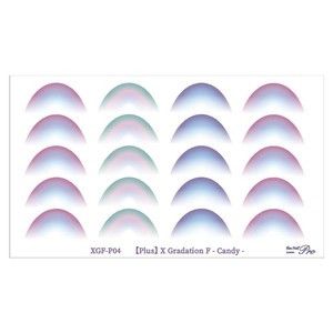 Sha-Nail Pro PLUS 写ネイル ネイルシール X Gradation F -Candy- XGF-P04