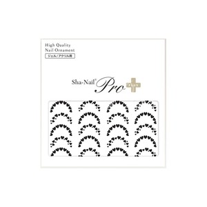 Sha-Nail Pro PLUS 写ネイル ネイルシール French Heart -Black- FR-HT01