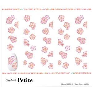 Sha-Nail Petite 写ネイル ネイルシール Petite Water Colors SAKURA PET-018