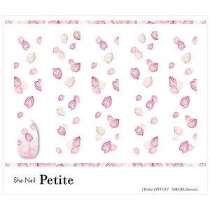Sha-Nail Petite 写ネイル ネイルシール Petite SAKURA(breeze) PET-017